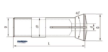 DIN6341弹簧夹头  FAHRION/飞日诺  76-00040k45-d