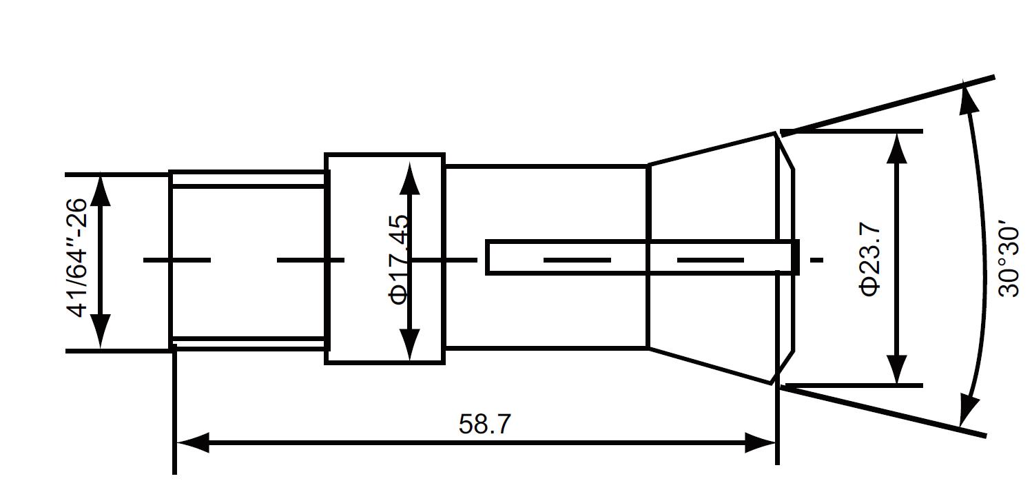17A弹簧夹头 FAHRION/飞日诺 76-0004617A-H