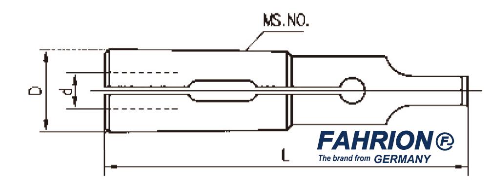莫氏钻孔弹性套筒 FAHRION/飞日诺 76-00118TZ4-d