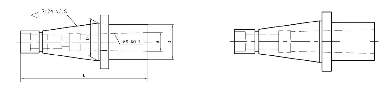 7:24/MS变径套(拉杆型) FAHRION/飞日诺 76-00153B30-1W