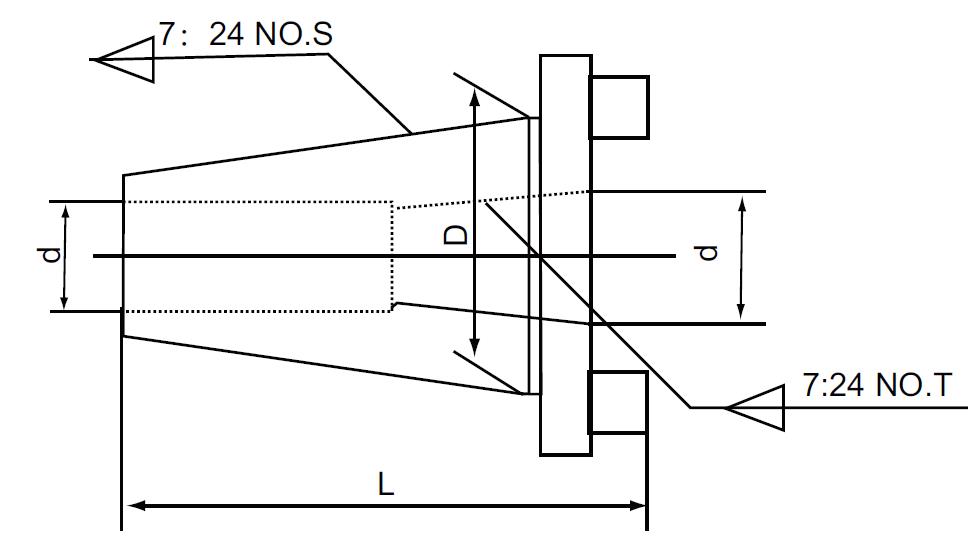 7:24/7:24变径套(拉杆型)  FAHRION/飞日诺  76-00156B40W-30