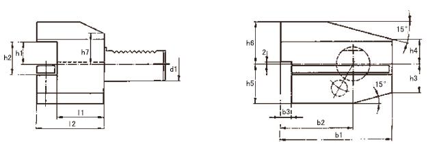 B8型径向左刀夹 FAHRION/飞日诺 76-003256B8-50X32X55