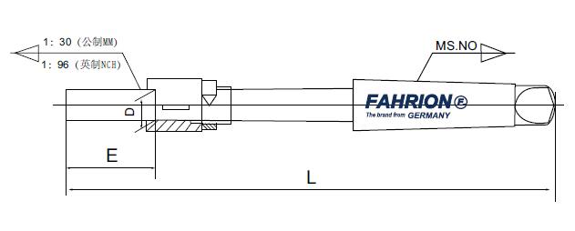 JK型莫氏锥柄套式铰刀杆  FAHRION/飞日诺  76-00368JK5X1-3/4