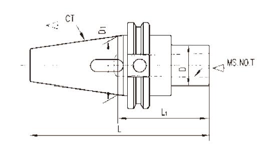 CT锥数控莫氏变径套(扁尾型) FAHRION/飞日诺 76-00388CT40XMS2-63