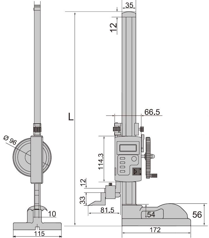 数显高度尺  Steinmeyer/施坦梅尔  765244034