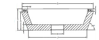 金刚石砂轮片  FAHRION/飞日诺  76 6144195