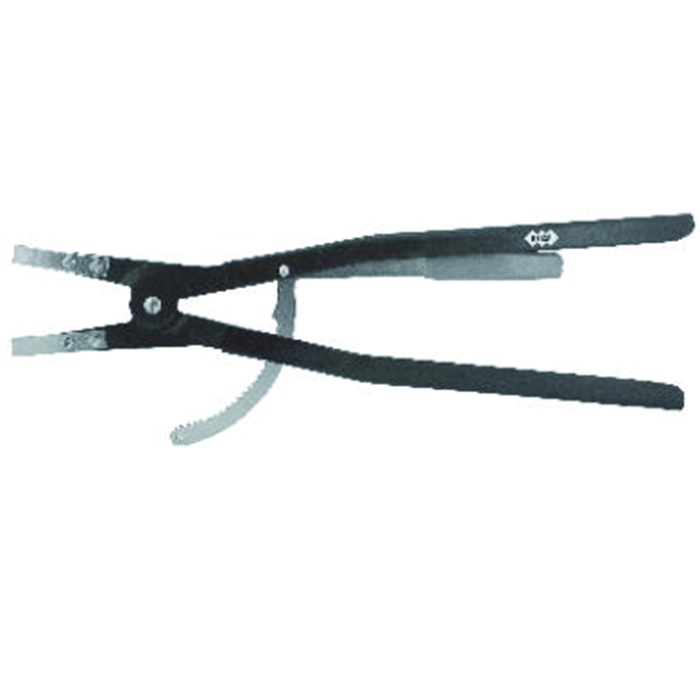 大型轴用曲口卡簧钳