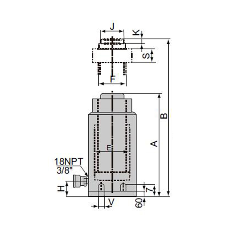 双作用液压千斤顶  UTICA/优迪佧  824102399