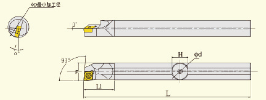钨钢抗震刀杆系列 FAHRION/飞日诺 C10K06-A
