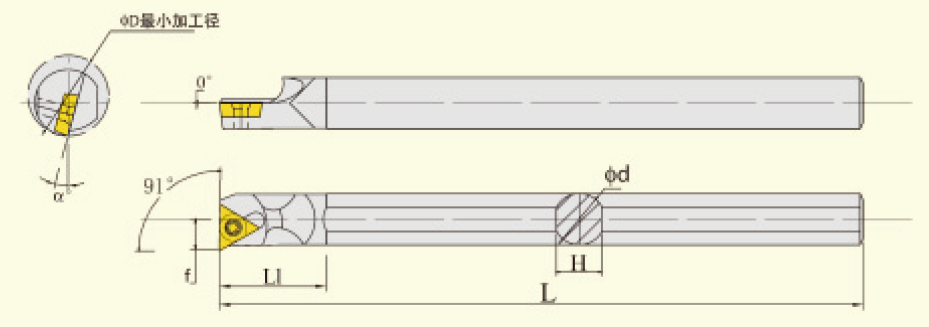 钨钢抗震刀杆系列  FAHRION/飞日诺  C10K09