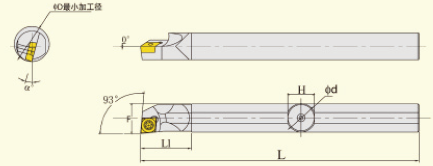 钨钢抗震刀杆系列  FAHRION/飞日诺  C16Q09