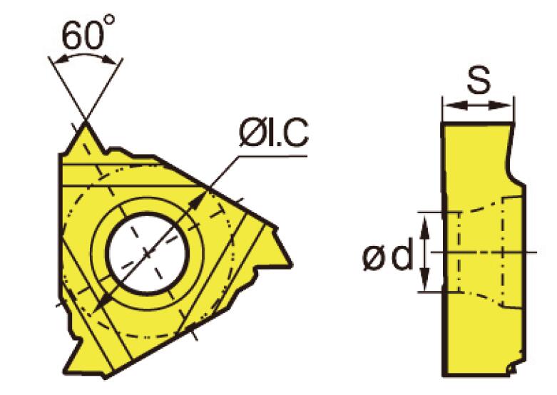 螺纹刀片  FAHRION/飞日诺  LT16.01N-24UN