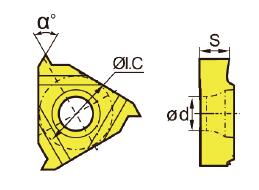 螺纹刀片 FAHRION/飞日诺 LT16.01N-G55P