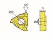 螺纹刀片  FAHRION/飞日诺  LT16.01W-19 BSPT