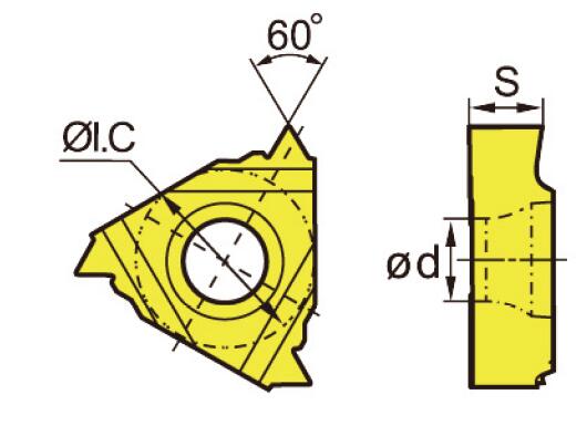 螺纹刀片  FAHRION/飞日诺  LT16.01W-12UN