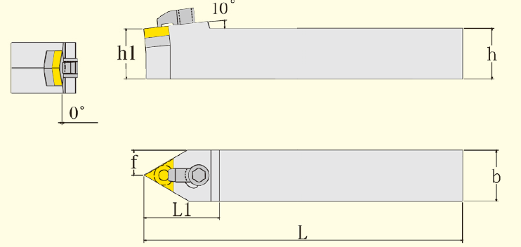 压板型外圆刀 FAHRION/飞日诺 MTENN3232P16