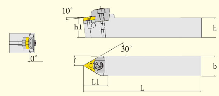 压板型外圆刀  FAHRION/飞日诺  WTENN2020K16
