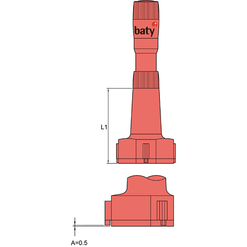 三爪三点内径千分尺  baty/贝迪  BT2-300-574