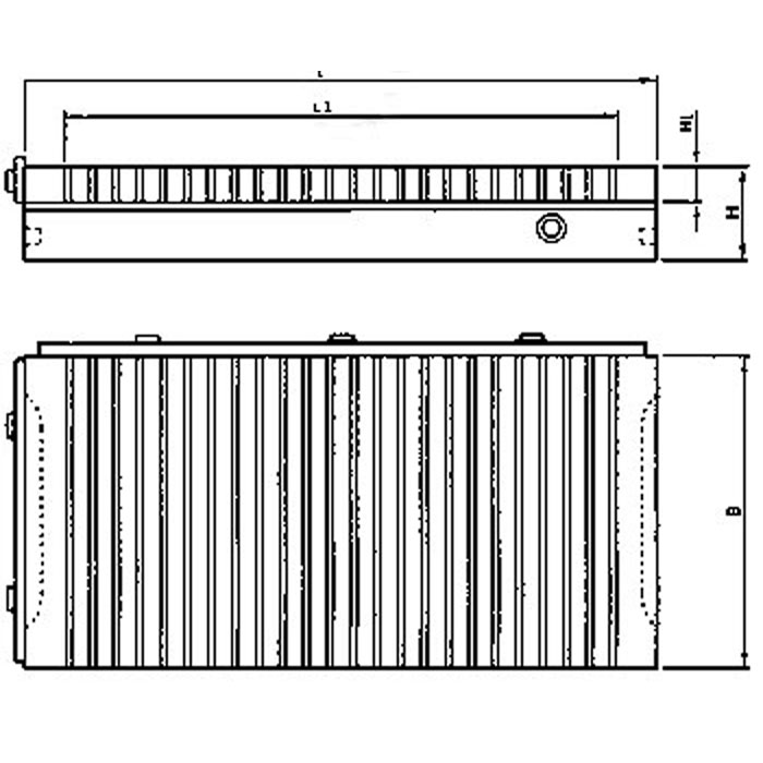 车床铣用强力永磁吸盘  baty/贝迪  BT3-500-112