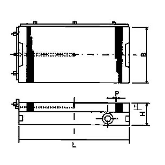 矩形钢永磁吸盘  baty/贝迪  BT3-500-94