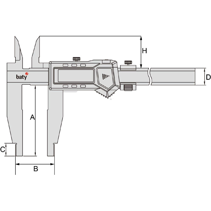数显卡尺  baty/贝迪  BT6-100-157