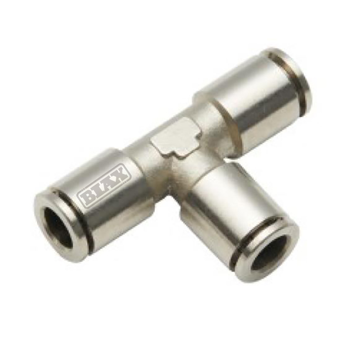 全铜正三通快插气管接头