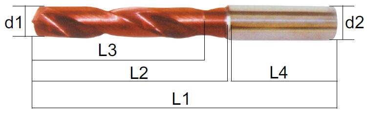 硬质合金麻花钻 3XD  EXACT/赛特  06660-093