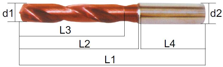 硬质合金麻花钻 5XD  EXACT/赛特  06660-226