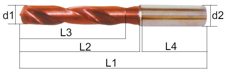 硬质合金麻花钻 5XD  EXACT/赛特  06660-536