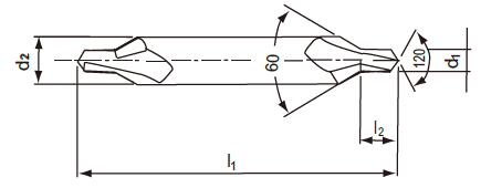 硬质合金中心钻  EXACT/赛特  06661-034