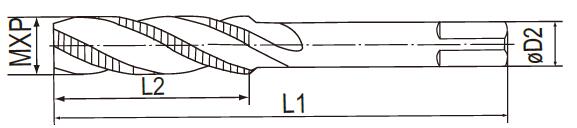 螺旋丝锥  EXACT/赛特  06662-318