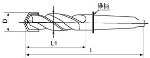 硬质合金锥柄麻花钻  EXACT/赛特  06998481