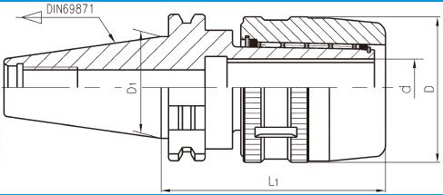 数控滚针式铣夹头  EXACT/赛特  19115760