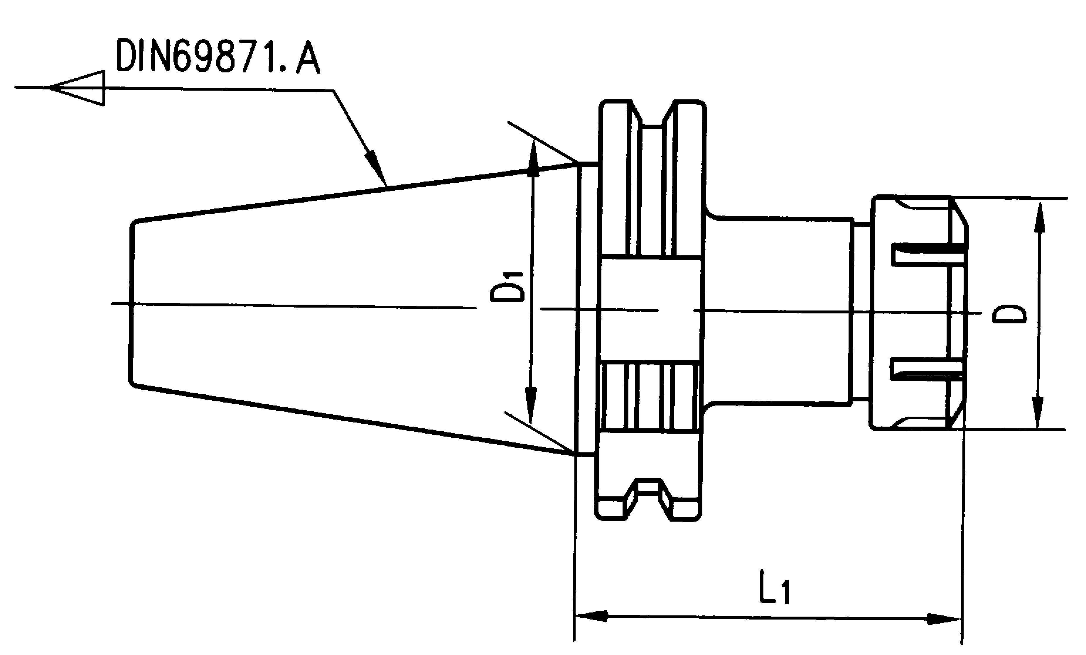 DIN数控铣夹头刀柄   EXACT/赛特  19118829