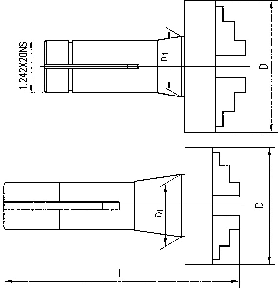 精密三爪卡盘 EXACT/赛特 19501497