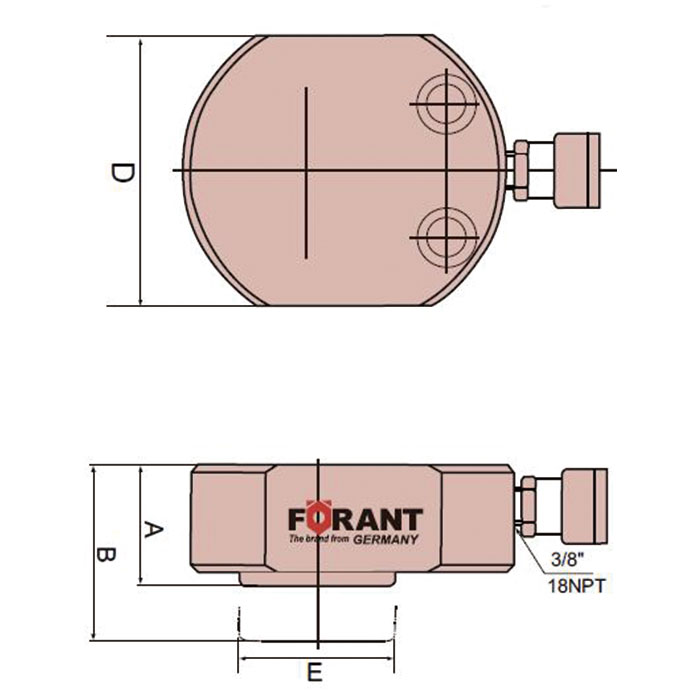**薄型液压千斤顶  FORANT/泛特  88102029