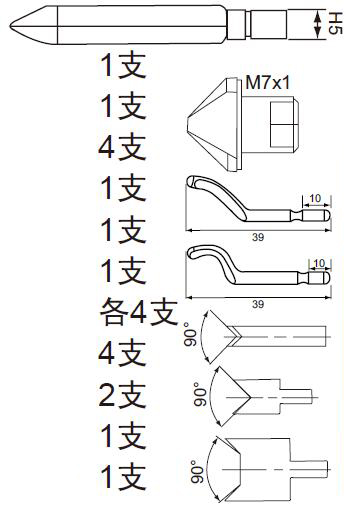 21件套装修边器  FORANT/泛特  88109024
