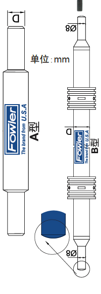 千分尺标准杆 FOWLER/福勒 50-323-704