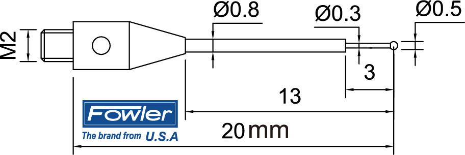 三坐标测量机测针  FOWLER/福勒  54-523-473