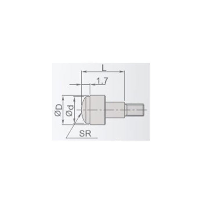 百分表球型测针(硬质合金) FOWLER/福勒 54-405-859