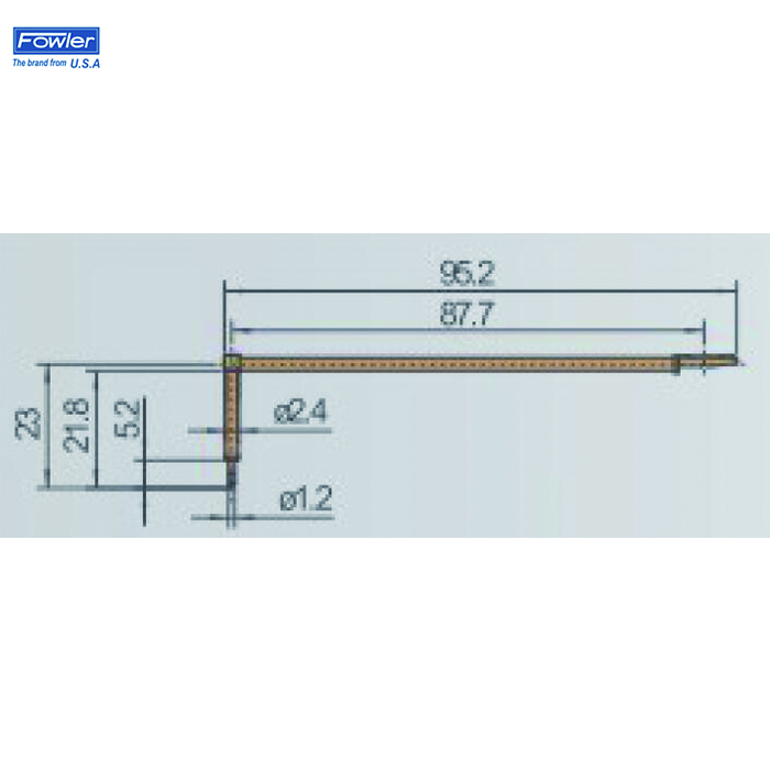 粗糙度仪深槽用测针(20mm)