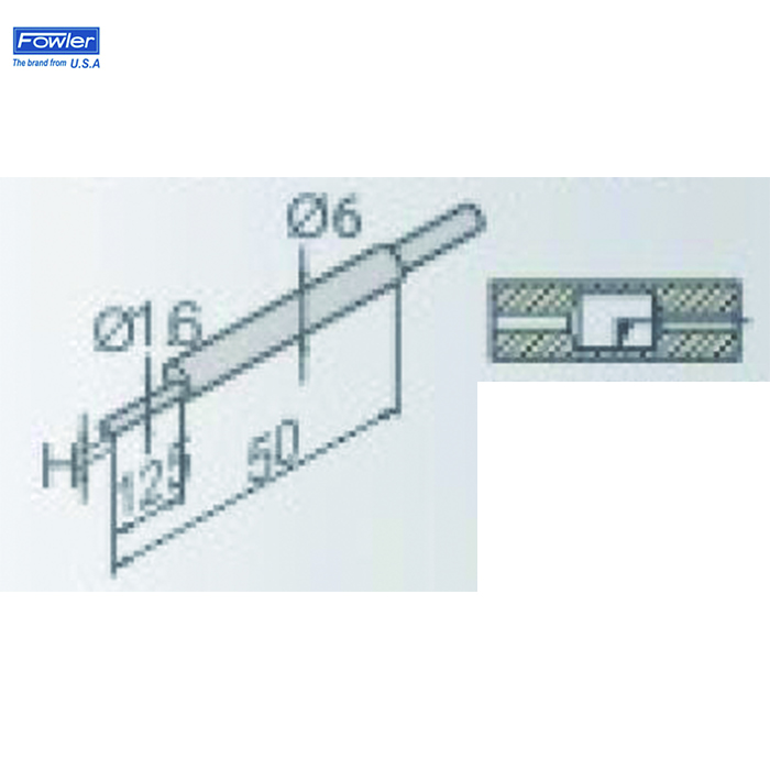 轮廓仪小孔测针(单切面)