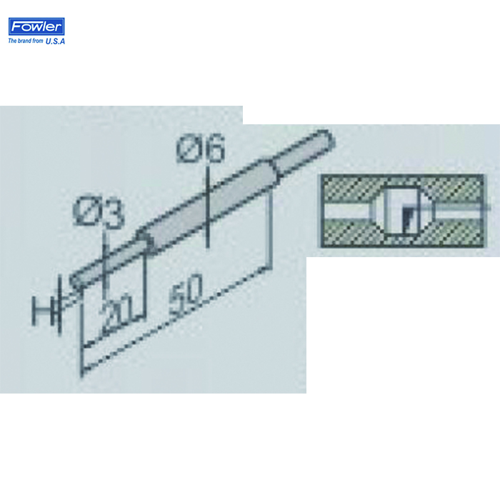 轮廓仪小孔测针(圆锥)