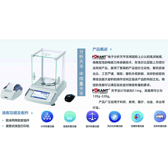 分析天平半微量天枰  FORANT/泛特  80911814