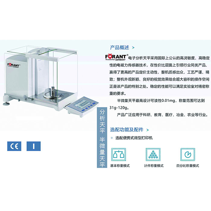 分析天平半微量天枰  FORANT/泛特  80911816