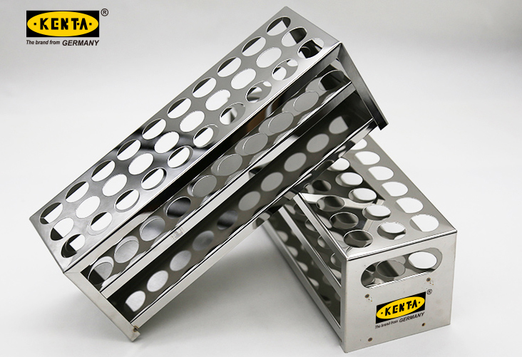 Z型圆孔字母标识定位金属试管架  KENTA/克恩达  95116114