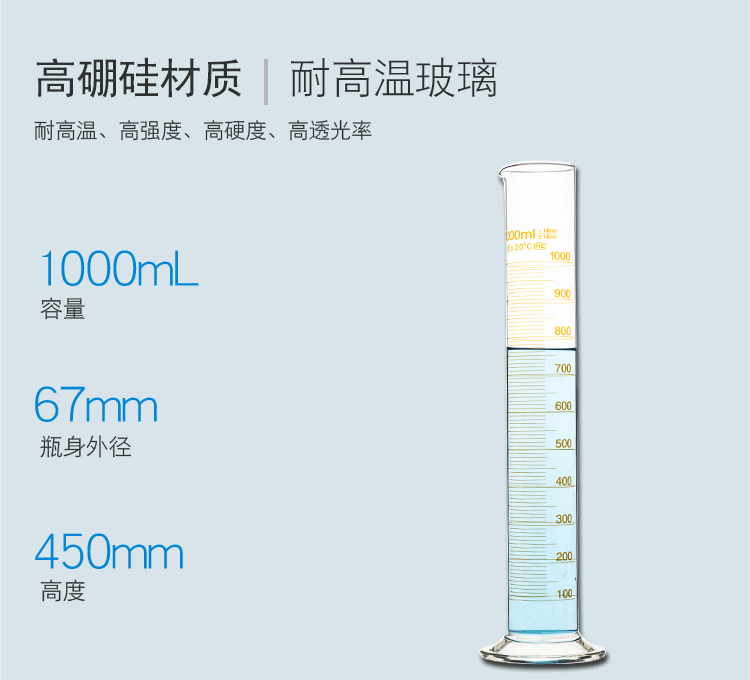 TP×材质经济型刻度量筒  KENTA/克恩达  95117332
