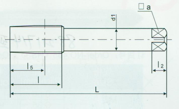 高速钢长柄螺母粗牙丝锥M14×1.00mm  FORANT/泛特  88211698