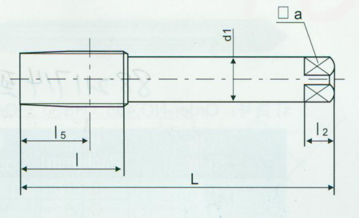 高速钢长柄螺母粗牙丝锥M4×0.7mm  FORANT/泛特  88211682