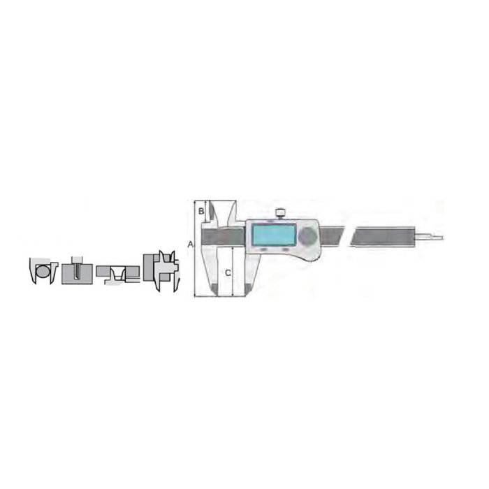 金属外壳数显游标卡尺  Vogel/沃戈耳  20 20499